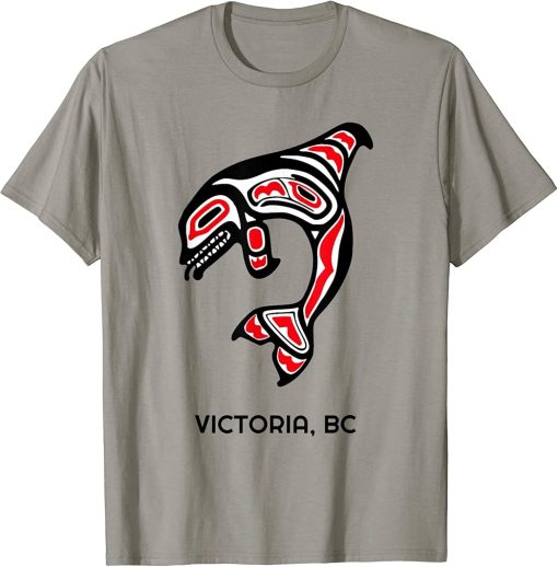 Victoria BC Canada Native American Indian Orca Killer Whales T-Shirt