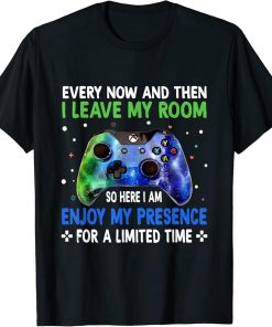 Every Now And Then I Leave My Room Funny Gaming Gamer Gift T-Shirt